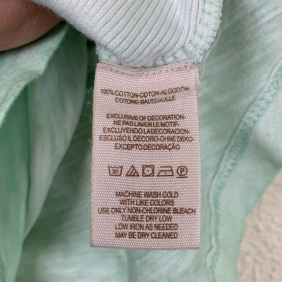 Free People Boho Lace Seafoam Long Sleeve Thermal - Picture 7 of 8